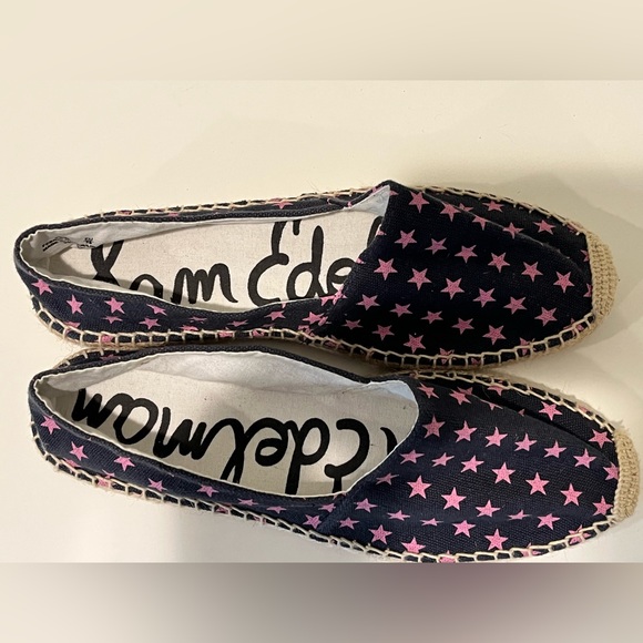 SAM EDELMAN blue Verona slip on espadrille flats.    Size 8 - Picture 6 of 6